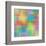 Colored Squares Background-null-Framed Art Print