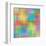 Colored Squares Background-null-Framed Art Print