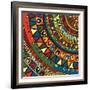 Colored Tribal Design, Abstract Art-Richard Laschon-Framed Photographic Print