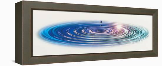 Colored Water Drop-null-Framed Stretched Canvas