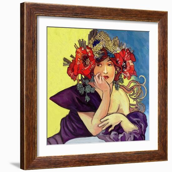 Colorful Abstract 10-Howie Green-Framed Art Print