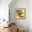 Colorful Abstract 11-Howie Green-Framed Art Print displayed on a wall