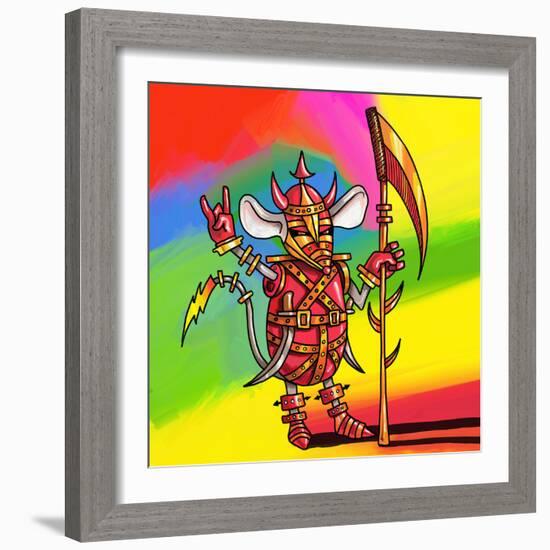 Colorful Abstract 11-Howie Green-Framed Art Print