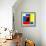 Colorful Abstract 12-Howie Green-Framed Art Print displayed on a wall