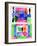 Colorful Abstract 18-Howie Green-Framed Art Print