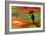 Colorful Abstract 1-Howie Green-Framed Art Print
