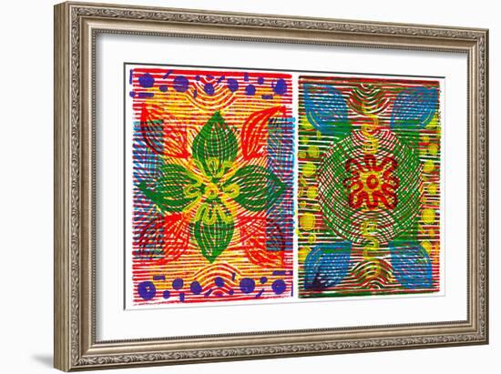 Colorful Abstract 20-Howie Green-Framed Art Print