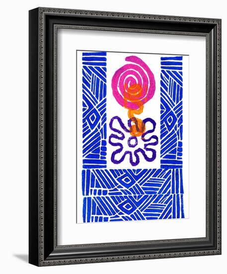 Colorful Abstract 24-Howie Green-Framed Premium Giclee Print