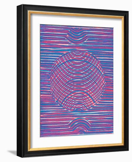 Colorful Abstract 25-Howie Green-Framed Art Print