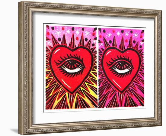 Colorful Abstract 26-Howie Green-Framed Art Print