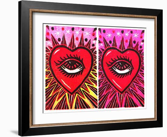 Colorful Abstract 26-Howie Green-Framed Art Print