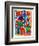 Colorful Abstract 31-Howie Green-Framed Premium Giclee Print