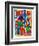 Colorful Abstract 31-Howie Green-Framed Premium Giclee Print