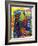 Colorful Abstract 36-Howie Green-Framed Art Print