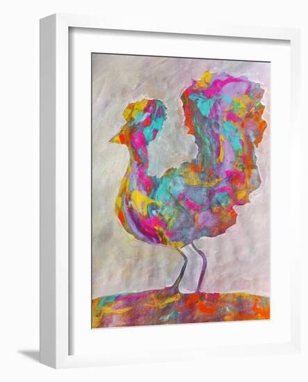 Colorful Abstract 45-Howie Green-Framed Art Print