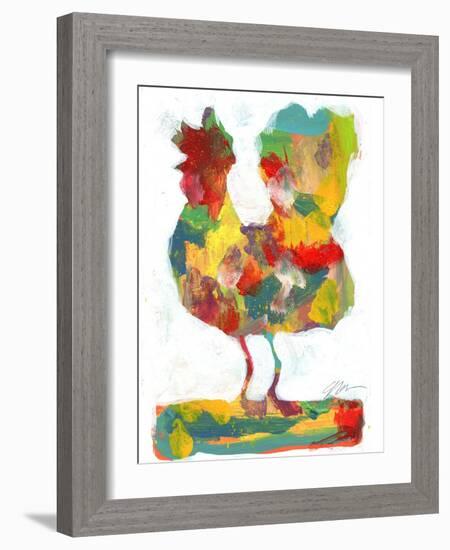 Colorful Abstract 46-Howie Green-Framed Art Print