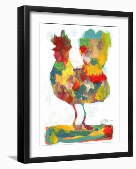 Colorful Abstract 46-Howie Green-Framed Art Print