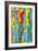 Colorful Abstract 54-Howie Green-Framed Art Print