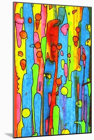 Colorful Abstract 54-Howie Green-Mounted Art Print