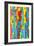 Colorful Abstract 54-Howie Green-Framed Art Print