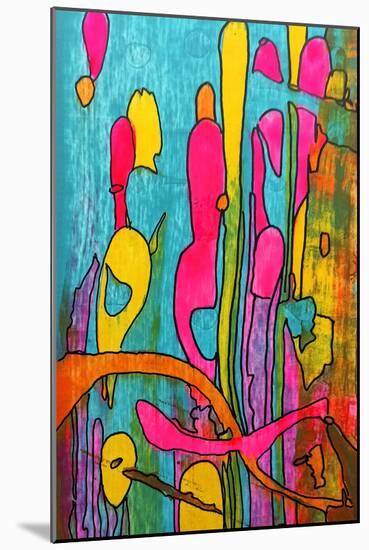 Colorful Abstract 56-Howie Green-Mounted Art Print