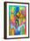 Colorful Abstract 60-Howie Green-Framed Art Print