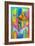 Colorful Abstract 60-Howie Green-Framed Art Print