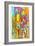 Colorful Abstract 64-Howie Green-Framed Art Print