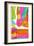 Colorful Abstract 66-Howie Green-Framed Art Print