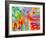 Colorful Abstract 74-Howie Green-Framed Art Print
