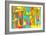 Colorful Abstract 77-Howie Green-Framed Art Print