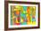 Colorful Abstract 77-Howie Green-Framed Art Print