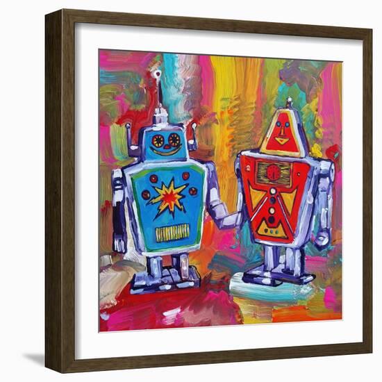 Colorful Abstract 8-Howie Green-Framed Art Print