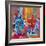 Colorful Abstract 8-Howie Green-Framed Art Print