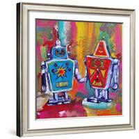 Colorful Abstract 8-Howie Green-Framed Art Print