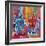 Colorful Abstract 8-Howie Green-Framed Art Print