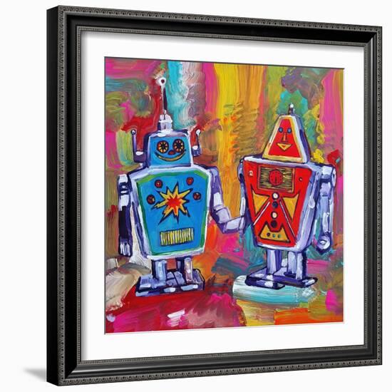 Colorful Abstract 8-Howie Green-Framed Art Print