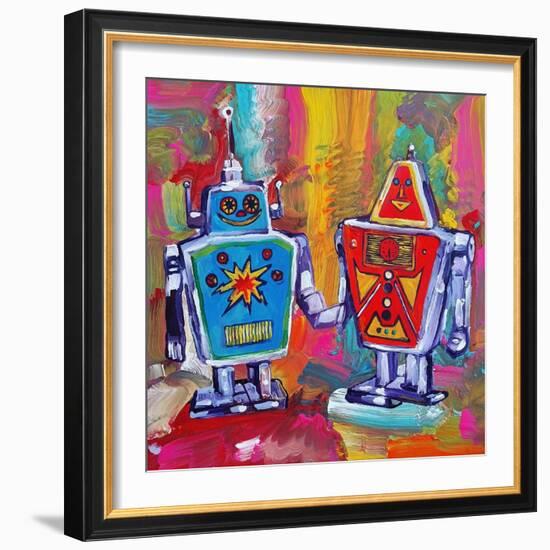 Colorful Abstract 8-Howie Green-Framed Art Print