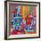 Colorful Abstract 8-Howie Green-Framed Premium Giclee Print