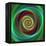 Colorful Abstract Geometric Spiral Design Background-David Zydd-Framed Premier Image Canvas