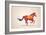 Colorful Abstract Horse Shape-cienpies-Framed Premium Giclee Print