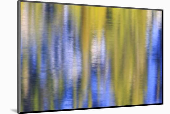 Colorful abstract impressions of water and reflections.-Brent Bergherm-Mounted Photographic Print