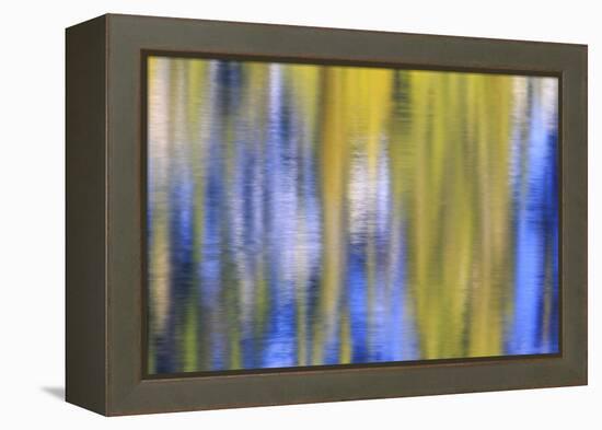 Colorful abstract impressions of water and reflections.-Brent Bergherm-Framed Premier Image Canvas