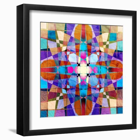 Colorful Abstract Pattern-Tanor-Framed Art Print