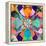 Colorful Abstract Pattern-Tanor-Framed Stretched Canvas