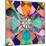 Colorful Abstract Pattern-Tanor-Mounted Art Print