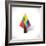 Colorful Abstract Tree Icon(Sign) Made Of Diamond Shapes-smarnad-Framed Art Print