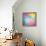 Colorful Abstract Triangles-art_of_sun-Framed Stretched Canvas displayed on a wall