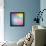 Colorful Abstract Triangles-art_of_sun-Framed Stretched Canvas displayed on a wall