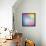 Colorful Abstract Triangles-art_of_sun-Framed Stretched Canvas displayed on a wall